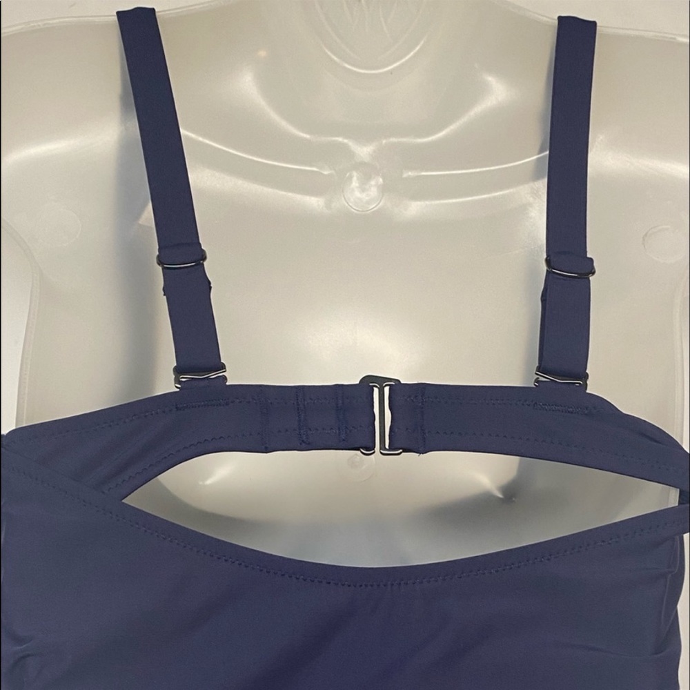 Athleta TALL Square Neck Bra Cup Tankini 36B/C Tall Navy - Picture 8 of 10